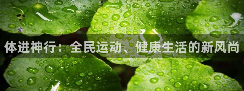 xc体育app官方网站：体进神行：全民运动、健康生活的新风尚